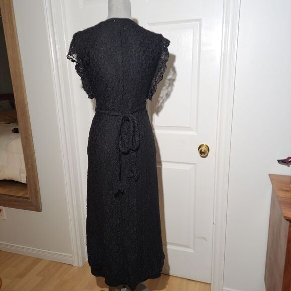 MISA Los Angeles lace wrap dress - Picture 3 of 6